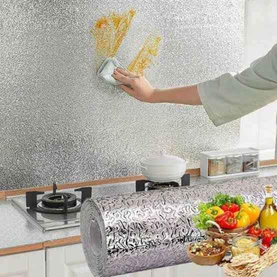 Papel Aluminio Adhesivo Para Cocina